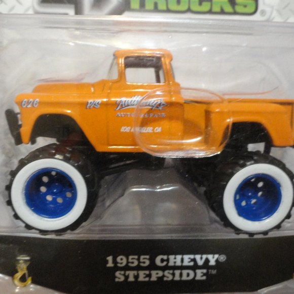 Jada Metals 55 Chevy Stepside BIg tires NIP truck~2019 edition~Detailed~ - Picture 2 of 5